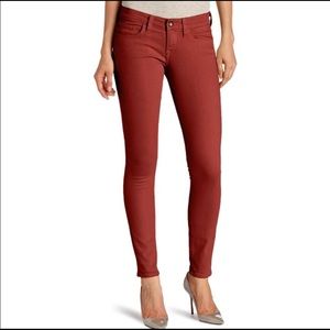 Lucky Brand Charlie Skinny Ankle Canyon Red Jean 10/30